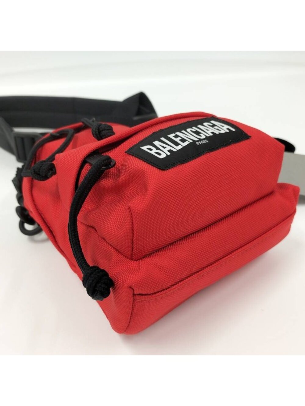 Balenciaga Explorer Mini Backpack Nylon Canvas Red - Picture 4 of 9